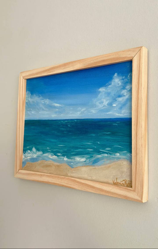 Waves – Original Oil Etude, 9x12 in
