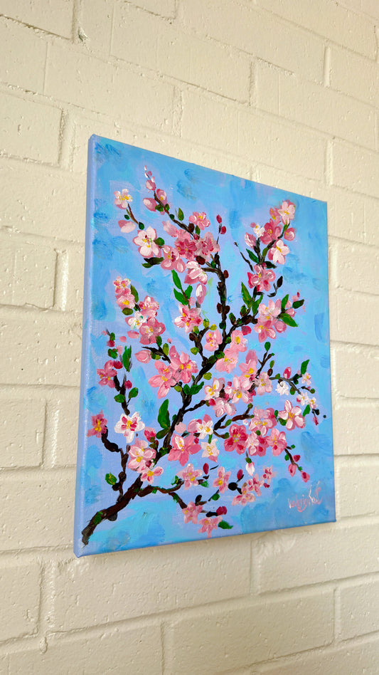 Spring Blossom - Original Acrylic Painting, 11x14in