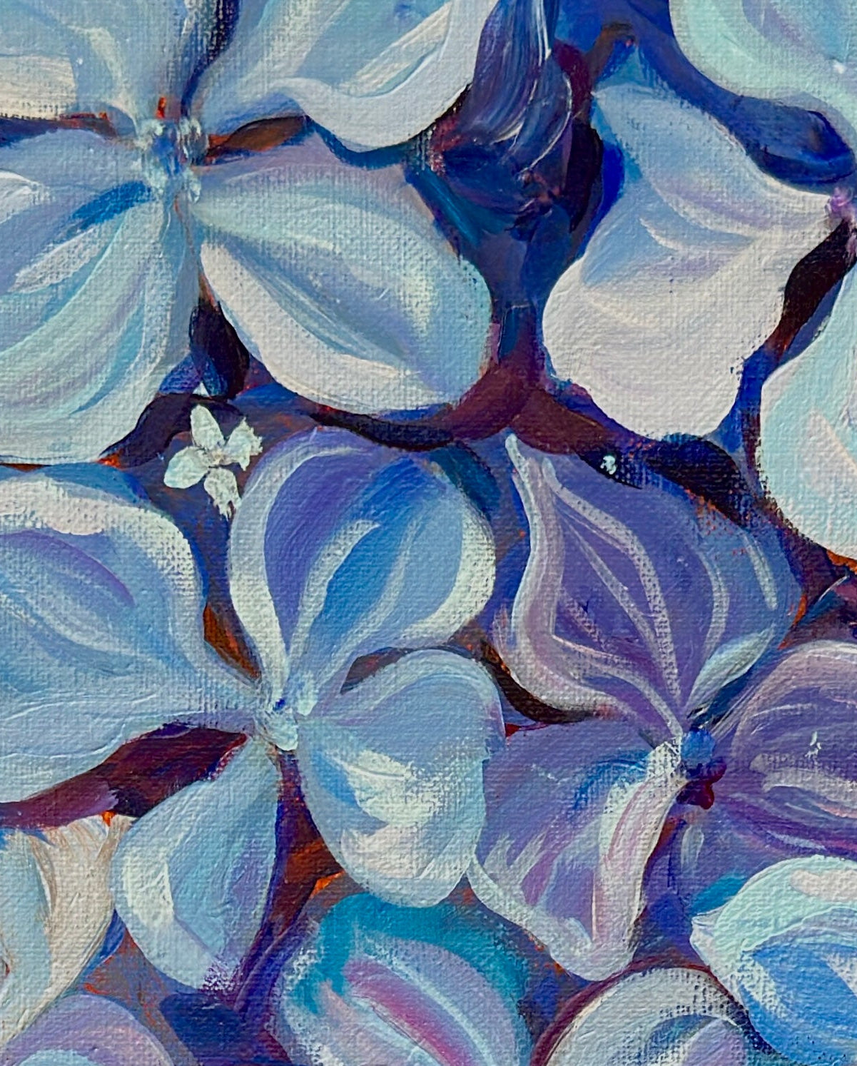 Hydrangea Dreams - Original Acrylic Painting, 16x20in