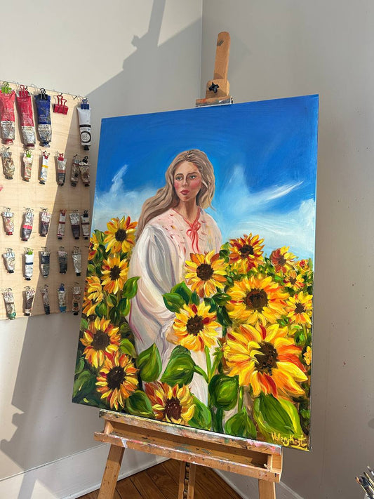 HOPE, ORIGINAL OIL PAINTING, 30X40IN