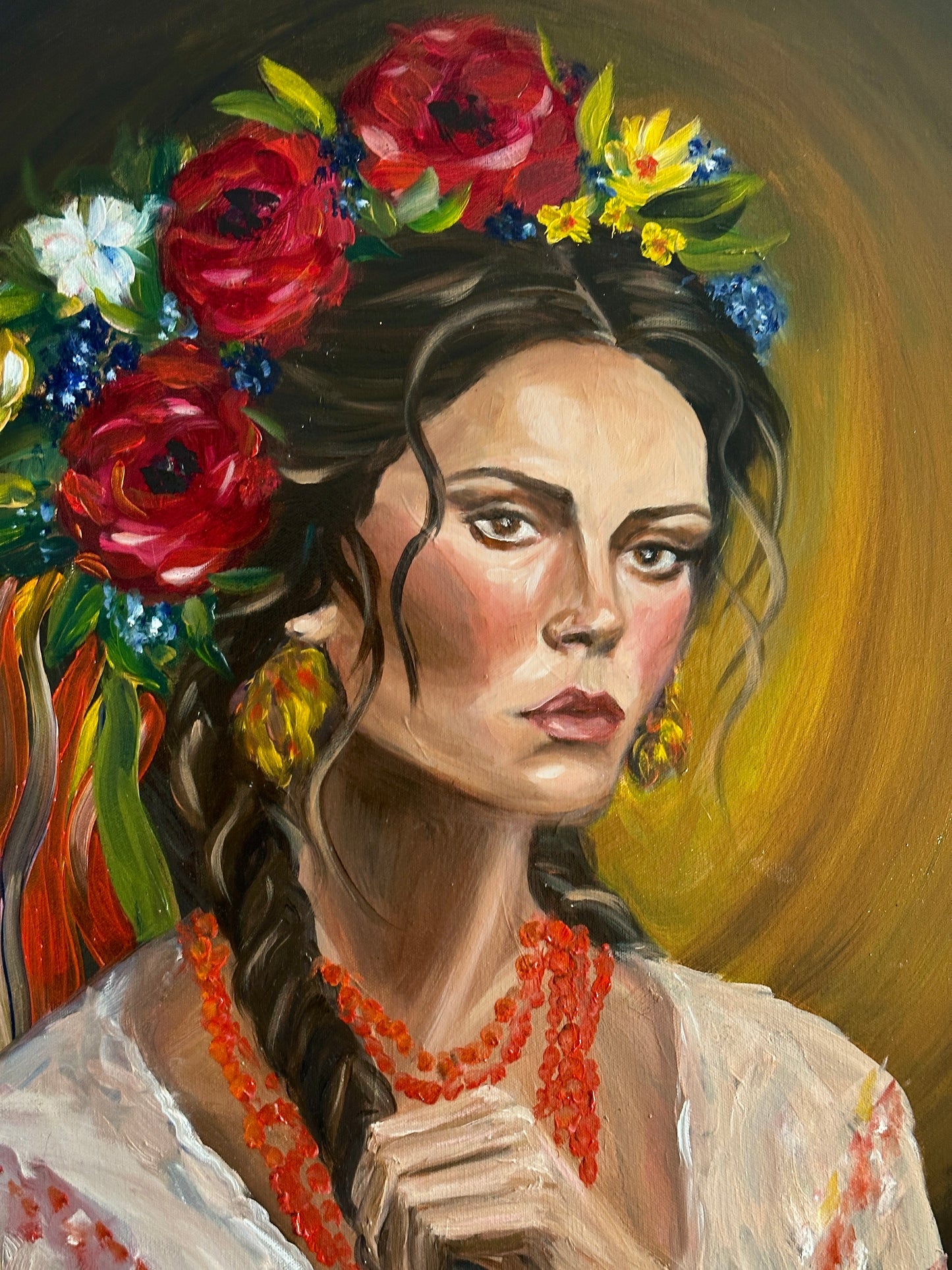 UKRANIAN HERITAGE, ORIGINAL OIL PAINTING, 30X40IN