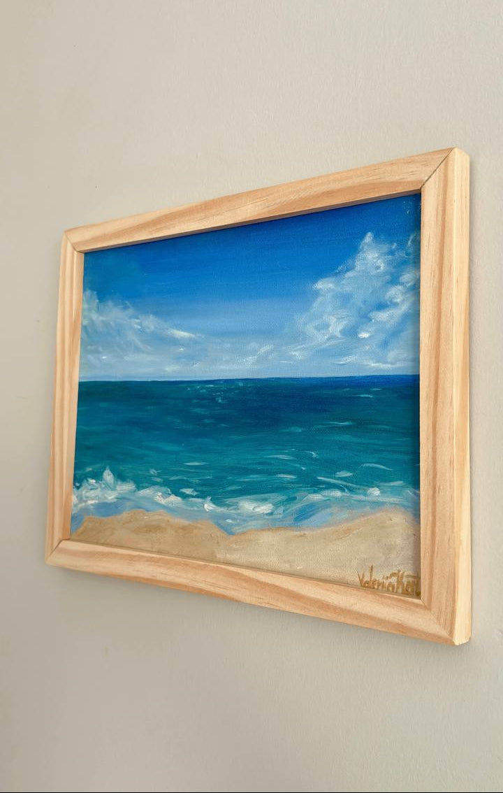 Waves – Original Oil Etude, 9x12 in