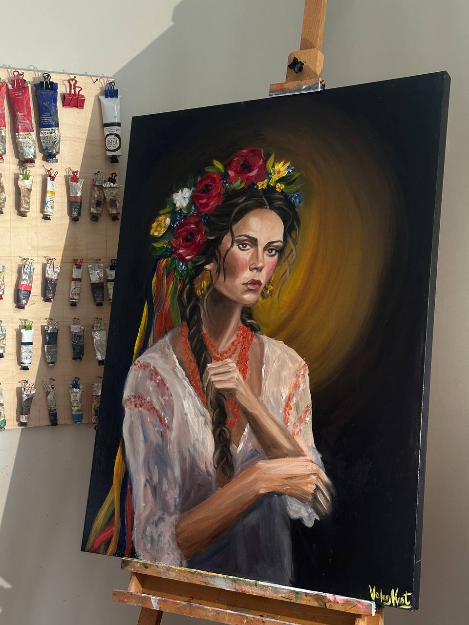 UKRANIAN HERITAGE, ORIGINAL OIL PAINTING, 30X40IN