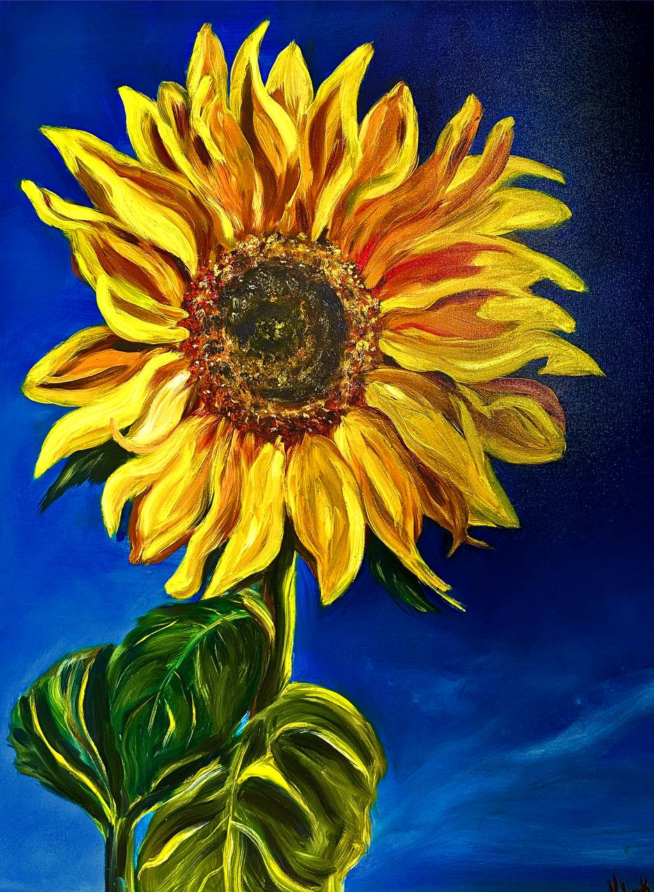 PEACE, ORIGINAL OIL PAINTING, 30X40IN