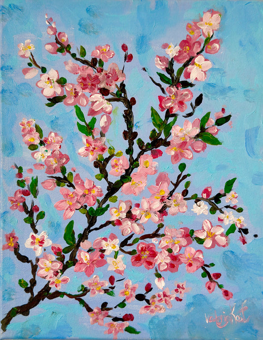 Spring Blossom - Original Acrylic Painting, 11x14in