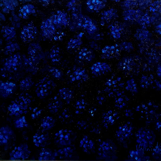 Blackberry Nightfall - Original Acrylic Painting, 12x12in