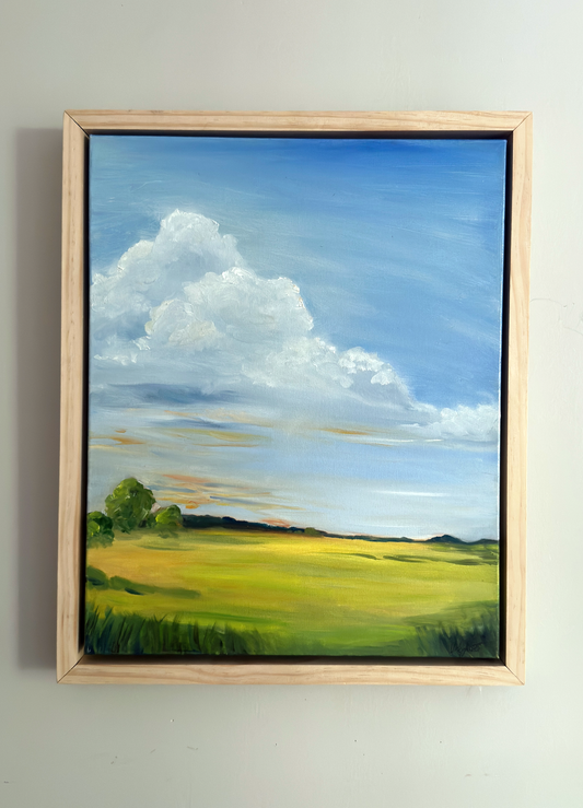 Clouds – Original Oil Painting, 16x20 in