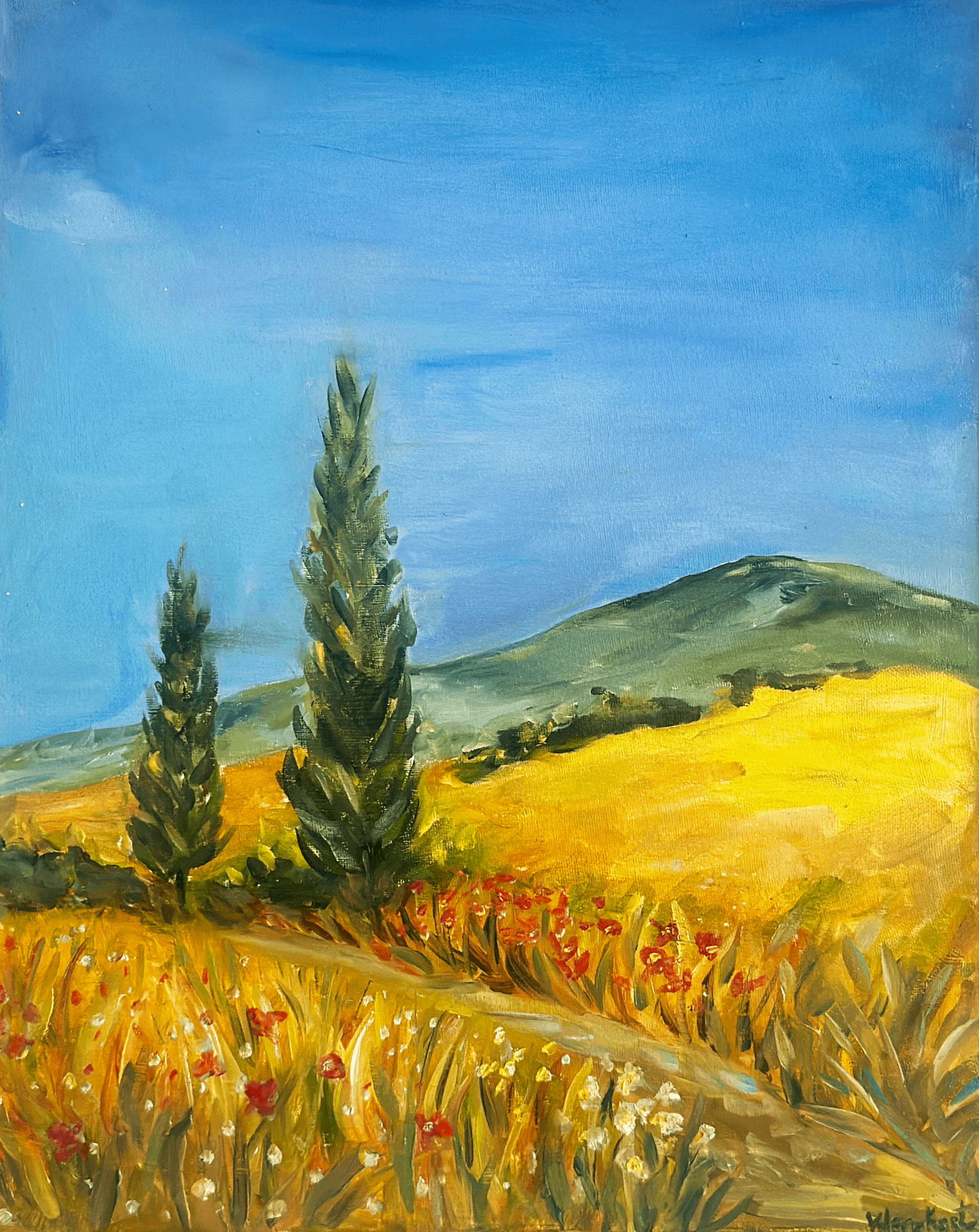 Toscana – Original Oil Painting, 16x20 in