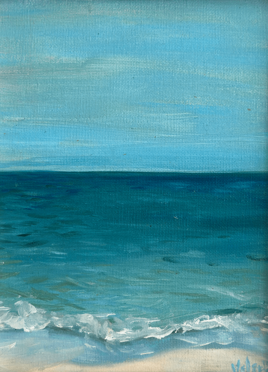 Vacation – Original Oil Etude, 7x8 in