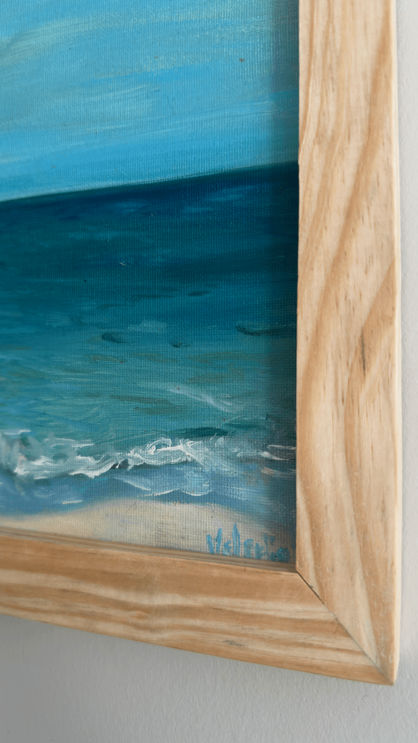 Vacation – Original Oil Etude, 7x8 in