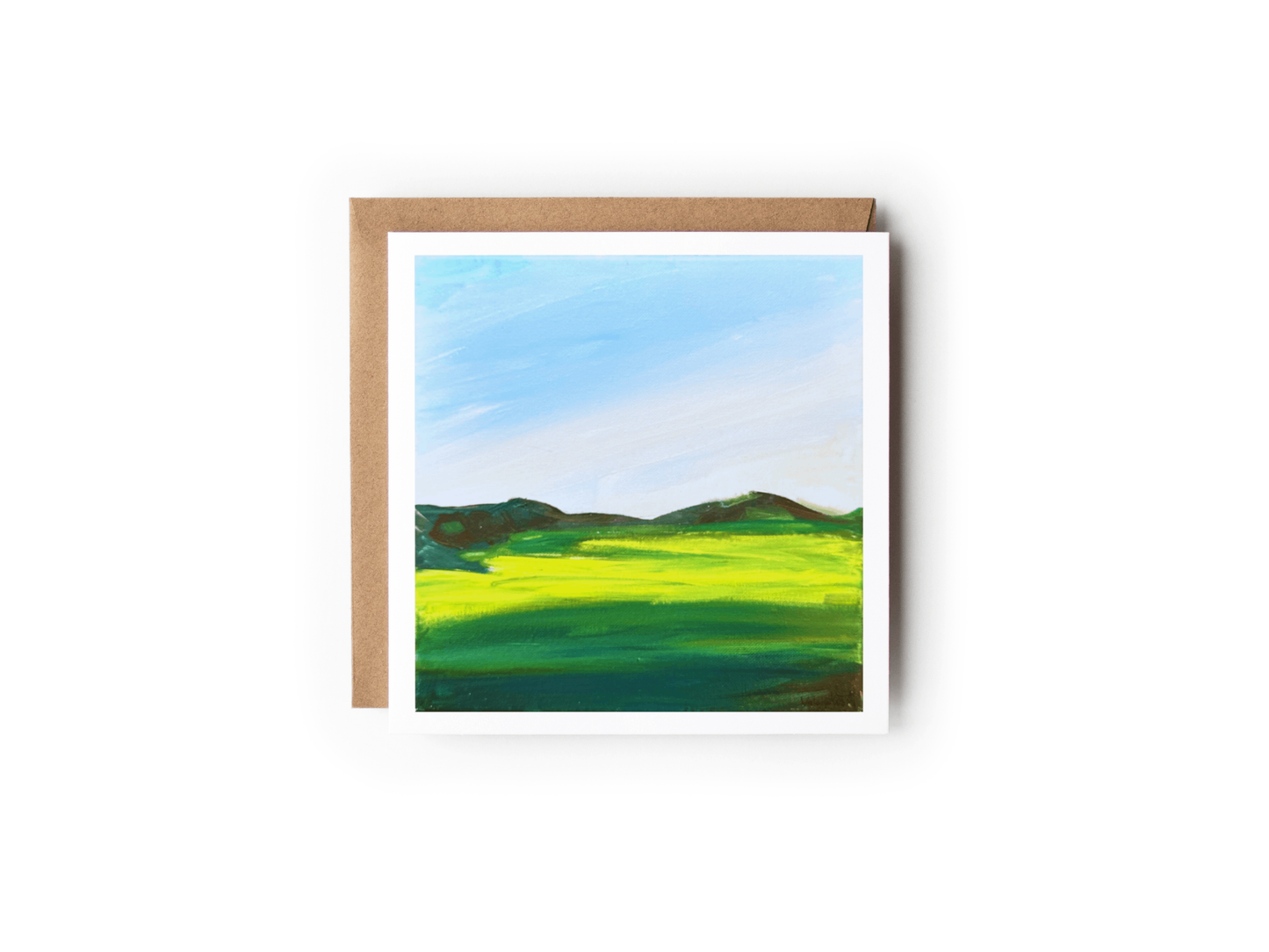 Greeting Card: "Peaceful Mountains"