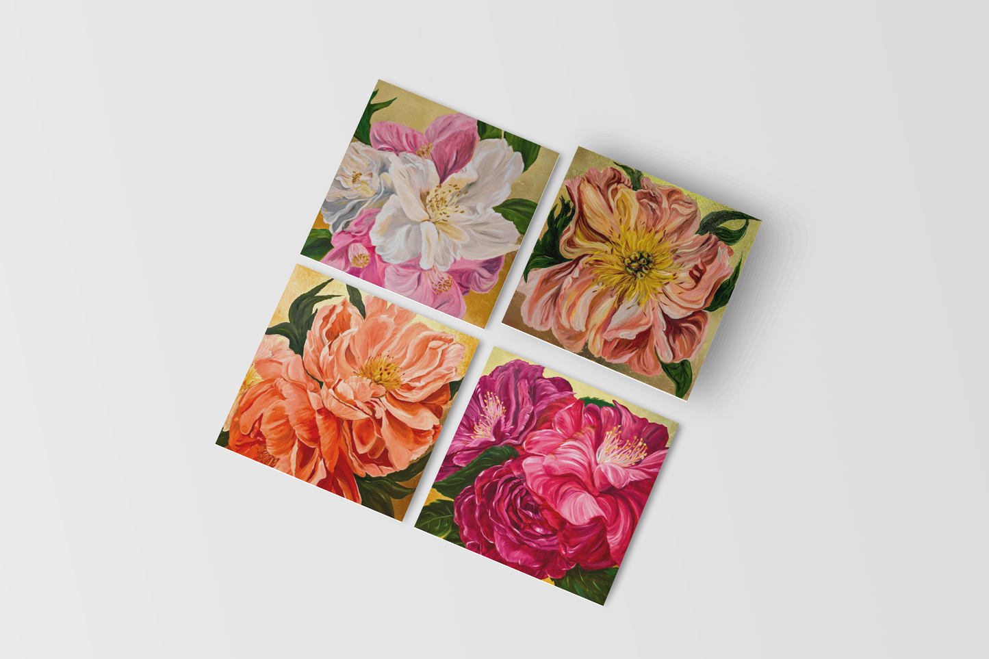 Greeting Card Set: "Pure Botanica"